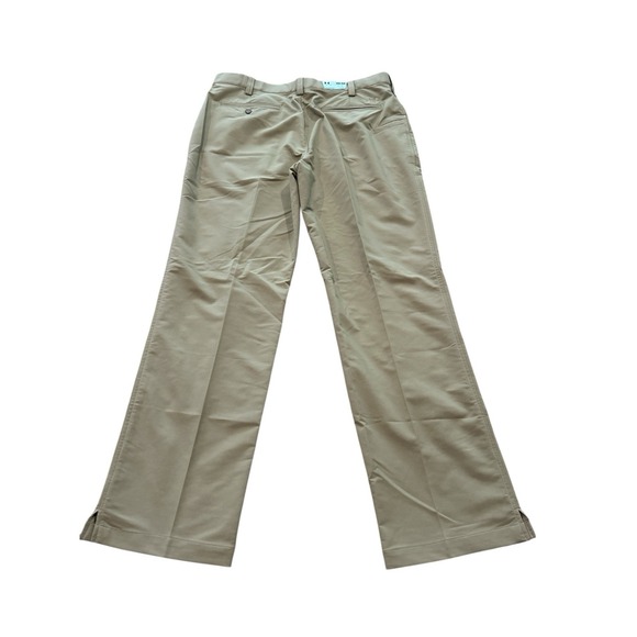 Under Armour Men's solid tan khaki flat front Golf Pants 36 X 32 NEW - Picture 3 of 7